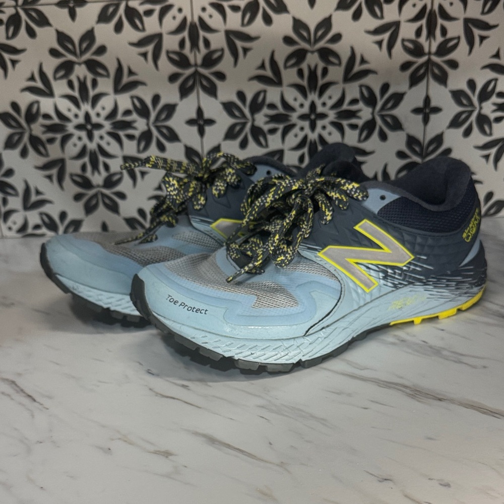 New Balance Blue and Yellow Athletic Shoes